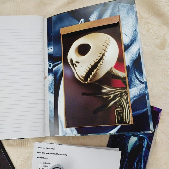 Nightmare Before Christmas Journal Handmade One of a Kind - Picture 4 of 7